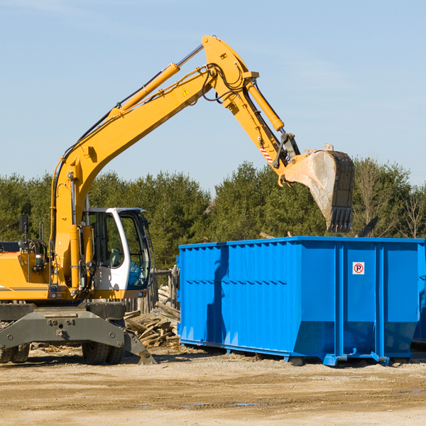 can i request a rental extension for a residential dumpster in Oark AR